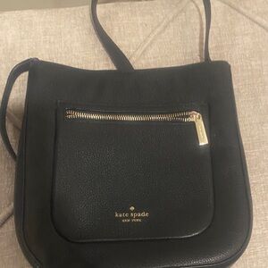 Kate Spade Black Leather Crossbody Bag
